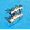 EMBOUTS 20mm ENDLINKS "401 B" OR/ACIER ROLEX DE BRACELET 93153 SUBMARINER DATE 16803, 168003, 16613