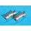EMBOUTS 20mm ENDLINKS "401 B" OR/ACIER ROLEX DE BRACELET 93153 SUBMARINER DATE 16803, 168003, 16613