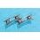 EMBOUTS 20mm ENDLINKS "401 B" OR/ACIER ROLEX DE BRACELET 93153 SUBMARINER DATE 16803, 168003, 16613