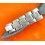ROLEX BIG CROWN PARTIAL USED RIVETS LINKS 7205 for repair 70's Rivet 19mm band Daytona 6240,6241,6263,6262,6240,6239