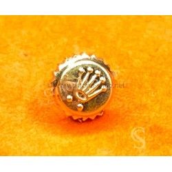 Rolex Rare GENUINE Ø6mm Ref 604 CROWN WINDER MONOBLOC 18K YELLOW GOLD TWINLOCK