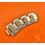 Rolex 78353-17 Oyster Gold 18Kt Steel Links parts 14mm fit 17mm bracelets oyster solid links tutone