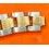 Rolex 78353-17 Oyster Gold 18Kt Steel Links parts 14mm fit 17mm bracelets oyster solid links tutone
