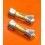 Rolex 17mm tutone endlinks 451B Oyster Gold 18Kt Steel fit 17mm bracelets oyster solid bitons links