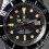 ROLEX ORIGINALE LUNETTE ROTATIVE ACIER BIDIRECTIONNELLE MONTRES VINTAGES SEA-DWELLER 1665, DOUBLE ROUGE 1665