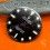 ROLEX GENUINE RARE VINTAGE 80 's GLOSSY WATCH PART BICCHIERINI TRITIUM DIAL SUBMARINER 5513 CIRCLED INDEXES