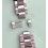 ROLEX LOT 4 X VIS INTERNES 13,30mm / 2mm MAILLONS BRACELET MONTRES ROLEX MODELES HOMMES