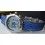 BREITLING GENUINE VINTAGE 90's BLUE SHARK LEATHER STRAP 22/18mm BRACELET WATCHES OLD NAVITIMER,NAVITIMER,CHRONOMAT