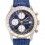 BREITLING VINTAGE BRACELET 22/18mm CUIR REQUIN COULEUR BLEU NAVITIMER,OLD NAVITIMER,COSMONAUTE,CHRONOMAT