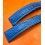 BREITLING VINTAGE BRACELET 22/18mm CUIR REQUIN COULEUR BLEU NAVITIMER,OLD NAVITIMER,COSMONAUTE,CHRONOMAT