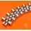 ROLEX LADIES GENUINE 62510D HALF PART STAINLESS STEEL JUBILEE BRACELET BAND 13mm WATCH BAND