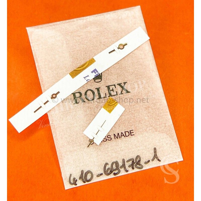 ROLEX NEW LADIES DATEJUST 69173,69178 MOVEMENT 2035 YELLOW GOLD BATONS STYLE HAND SET