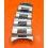 ROLEX HARLF PART BRACELET 20mm REF 72200 OYSTER SOLID LINK DATEJUST WATCHES 116200,116000,116234