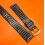Mens Vintage Old Stock Lizard Black color Luxury Genuine Leather Watch Strap 16mm