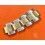 Rolex 78353-17 Oyster Gold 18Kt Steel Links parts 14mm fit 17mm half bracelet oyster solid links tutone for restore