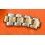 Rolex 78353-17 Oyster Gold 18Kt Steel Links parts 14mm fit 17mm half bracelet oyster solid links tutone for restore