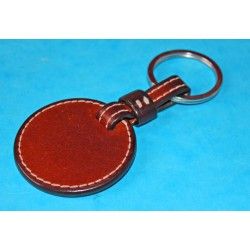 RARE PORTE CLEFS ROLEX GALETTE CUIR ECUSSON GOODIES ACCESSOIRES CLEFS DE VOITURES PORTE CLES