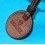 RARE PORTE CLEFS ROLEX GALETTE CUIR ECUSSON GOODIES ACCESSOIRES CLEFS DE VOITURES PORTE CLES