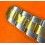Rolex 78353-19 Oyster Gold 18Kt Steel Links parts 14mm fit 19mm bracelets oyster solid links tutone Ref Rolex catalog 32-20633