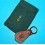 RARE PORTE CLEFS ROLEX CUIR + ECUSSON PLAQUE OR  GOODIES ACCESSOIRES CLEFS DE VOITURES PORTE CLES