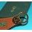 Accessories / Rolex Brown Leather Key Ring Holder Buckle Gold plated 20 microns luxury key holder