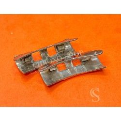 ROLEX GENUINE TUTONE 18K GOLD STEEL WATCH BRACELET END PIECE 455B 20mm X 2