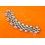 ROLEX LADIES GENUINE 62510D HALF PART STAINLESS STEEL JUBILEE BRACELET BAND 13mm WATCH BAND