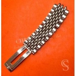 Vintage Collectible watch Ssteel Partial half bracelet part Beads of Rice 60's Heuer,IWC,Omega,Breitling,Vacheron