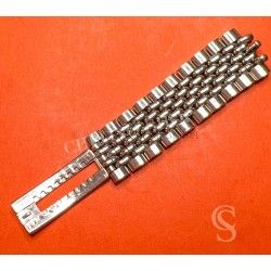 Vintage Collectible watch Ssteel Partial half bracelet part Beads of Rice 60's Heuer,IWC,Omega,Breitling,Vacheron