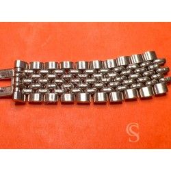 Vintage Collectible watch Ssteel Partial half bracelet part Beads of Rice 60's Heuer,IWC,Omega,Breitling,Vacheron