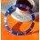 ROLEX RARE INSERT GRADUE LUNETTE BLEU MONTRES SUBMARINER DATE 16613, 16618, 16803, 16808