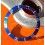 ROLEX RARE INSERT GRADUE LUNETTE BLEU MONTRES SUBMARINER DATE 16613, 16618, 16803, 16808