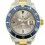 Rolex Submariner Date tutone and 18k Gold 16613,16803,16808,16618 Watch Bezel Blue Insert Graduated superluminova for sale