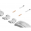 ROLEX TUBE BLANC CERAMIQUE 9mm PROTECTION VIS MAILLON OR ROSE,OR JAUNE,OR BLANC,ROLESOR, EVEROSE