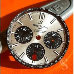 BREITLING GENUINE RARE WATCH DIAL CHRONOMAT B01 42mm PANDA BLACK SILVER REF AB0134101G1A1