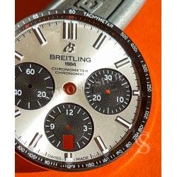 BREITLING GENUINE RARE WATCH DIAL CHRONOMAT B01 42mm PANDA BLACK SILVER REF AB0134101G1A1