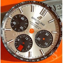 BREITLING GENUINE RARE WATCH DIAL CHRONOMAT B01 42mm PANDA BLACK SILVER REF AB0134101G1A1