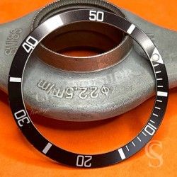 ROLEX SERVICE WATCH LUMINOVA BLACK BEZEL INSERT, INLAY SUBMARINER 5513, 5512, 1680, SEA-DWELLER 1665, DRSD INSERT
