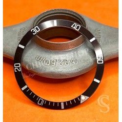 ROLEX SERVICE WATCH LUMINOVA BLACK BEZEL INSERT, INLAY SUBMARINER 5513, 5512, 1680, SEA-DWELLER 1665, DRSD INSERT