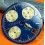 BREITLING 1884 VINTAGE RARE CADRAN MONTRE CHRONOMAT BLEU ET OR Ø28mm BREITLING ref K13050.1