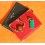 1995, 1996 Vintage Rolex Red Leather Business Card Wallet holded card + red hang tag + You Rolex oyster booklet