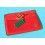 1993 Vintage Rolex Red Leather Business Card Wallet holded card + green tag + Rolex Translation paper