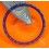 VINTAGE WATCH PARTS INNER BEZEL TACHYMETER DARK BLUE DISC GRADUATED Ø30mm