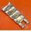 ROLEX RARE 60's EXTENDABLE TUTONE RIVETS / RIVITS BAND PARTS ROLEX ZEPHYR 1002,OYSTER PERPETUAL 1501,1502,1508,1503 34mm