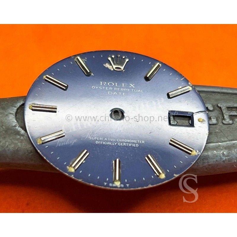 ROLEX BLUE COLOR WATCH DIAL OYSTER PERPETUAL DATE ref 1500 ROLEX BLUE COLOR WATCH DIAL OYSTER PERPETUAL DATE ref 1500