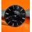 Rolex 60's Repainted restored Glossy Black color Airking Precision 5500 Watch Dial Ø27mm Cal 1520
