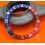 ROLEX VINTAGE 70's FADED FAT FONT SERIFS PATINATED BEZEL INSERT PEPSI RED BLUE GMT MASTER 6542,1675,16750 WATCH INLAY PART
