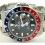 ROLEX VINTAGE 70's FADED FAT FONT SERIFS PATINATED BEZEL INSERT PEPSI RED BLUE GMT MASTER 6542,1675,16750 WATCH INLAY PART