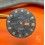 Universal Geneve Genuine & rare Vintage 70's Silver Watch Dial POLEROUTER III DayDate ref 872103 for restore