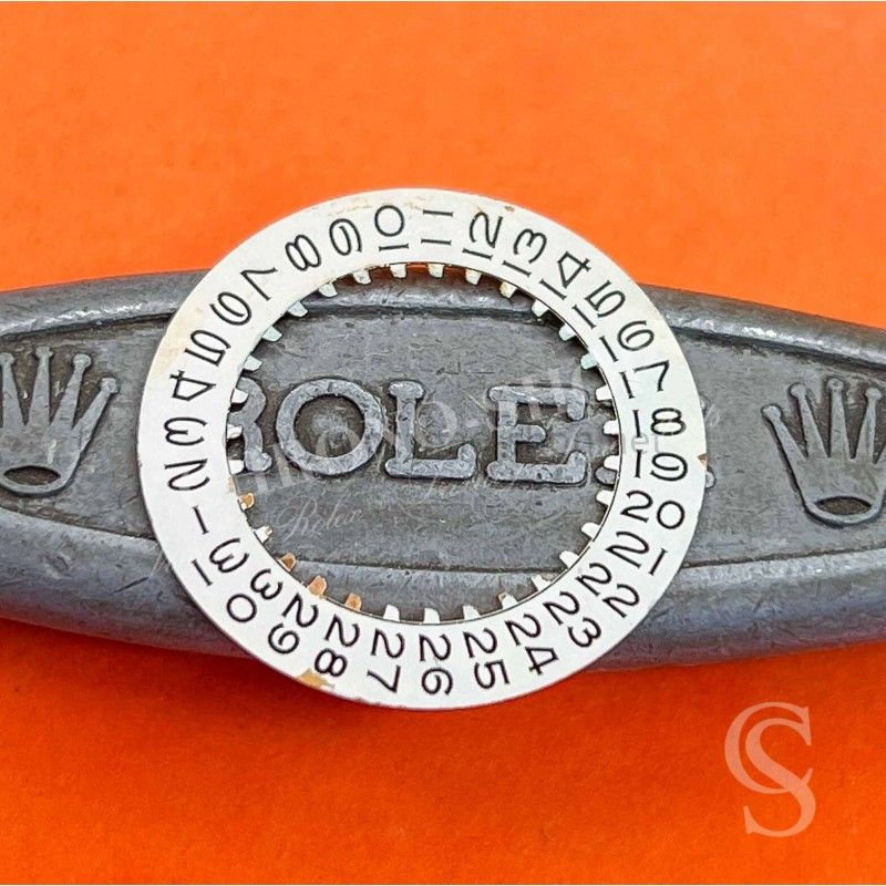 Genuine Rolex 3035-5099 Vintage 80's White Date Indicator Wheel